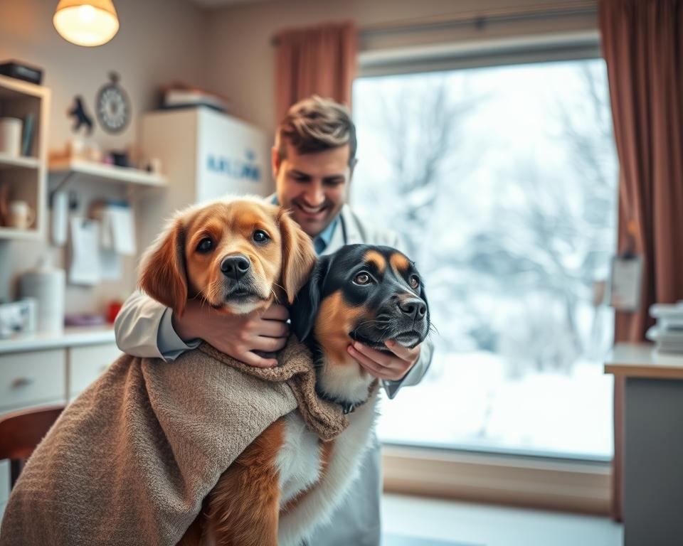 Zimní příznaky, které vyžadují veterináře
