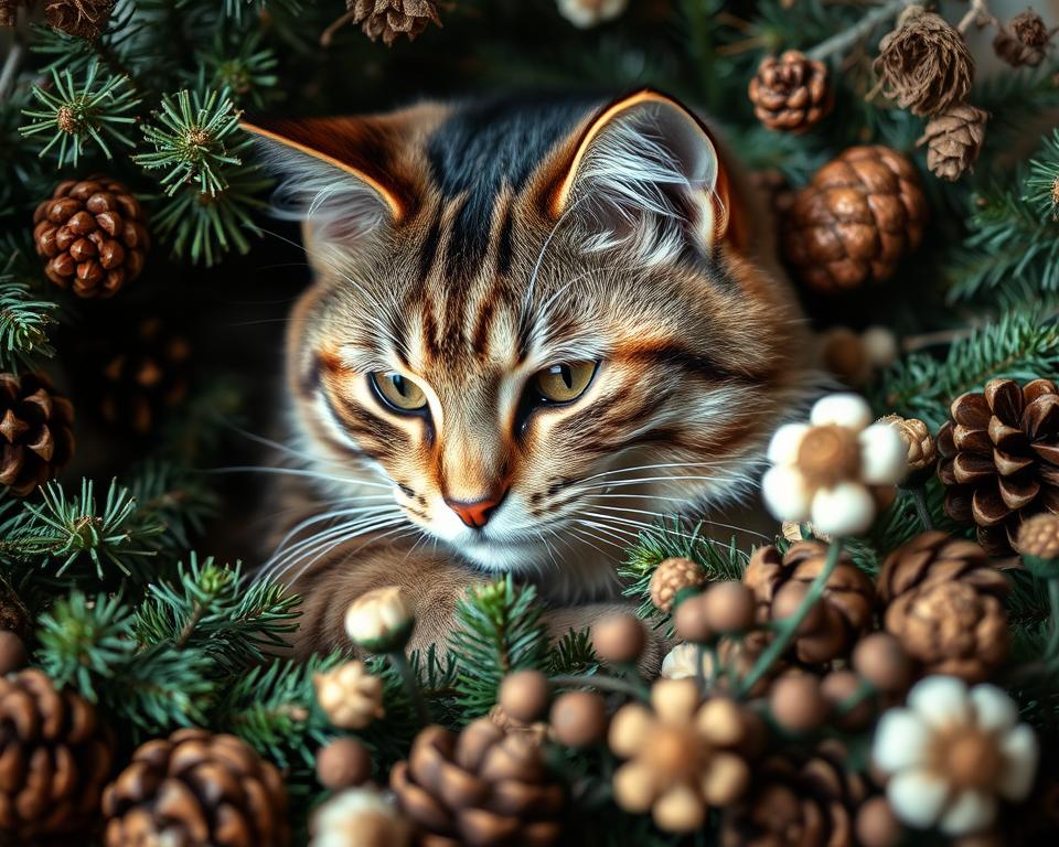 Zimni-vune-a-kocka Zimní vůně a kočka