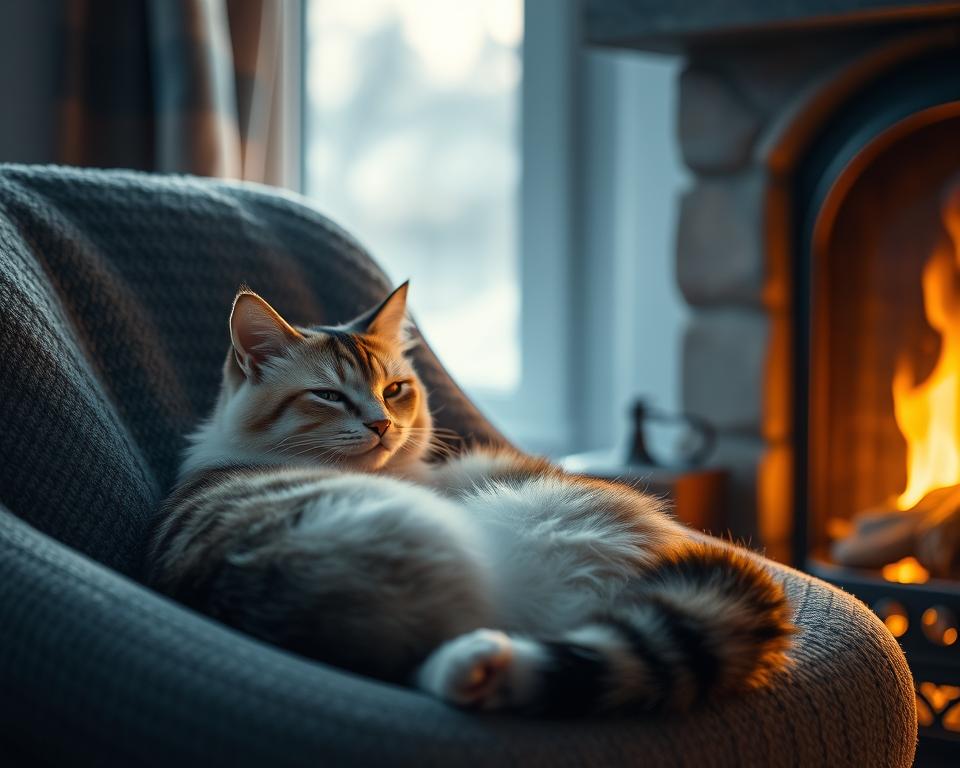 Zkracování dnů a chování kočky v zimě