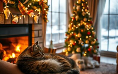 Jak se připravit na sváteční období s kočkou?