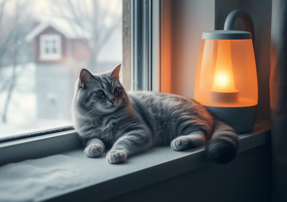 Kočka a zvlhčovač vzduchu – pomáhá v topné sezóně?