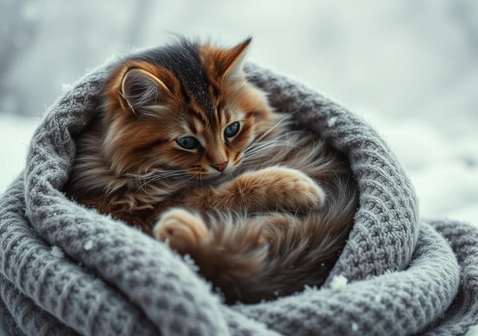 Adaptace kočky na chladné počasí – Všechno, co o tom musíš vědět!