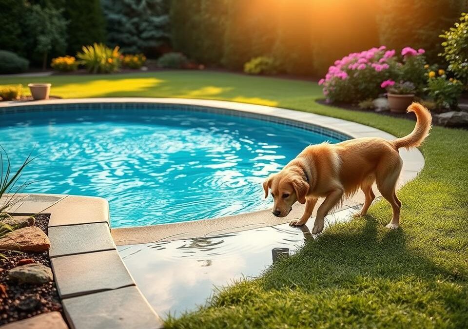 Bezpečnost zahradních bazénů pro psy – Všechno, co o tom musíš vědět!