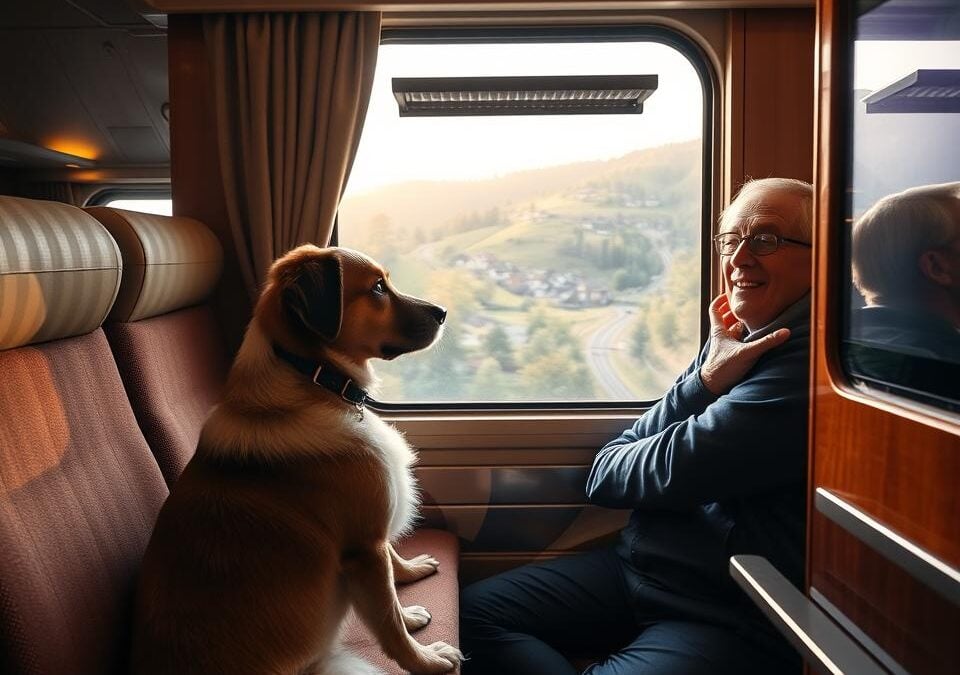 Cestování se psem vlakem – Všechno, co o tom potřebuješ vědět!