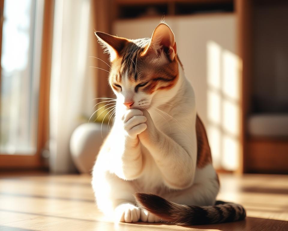 denní hygiena kočky