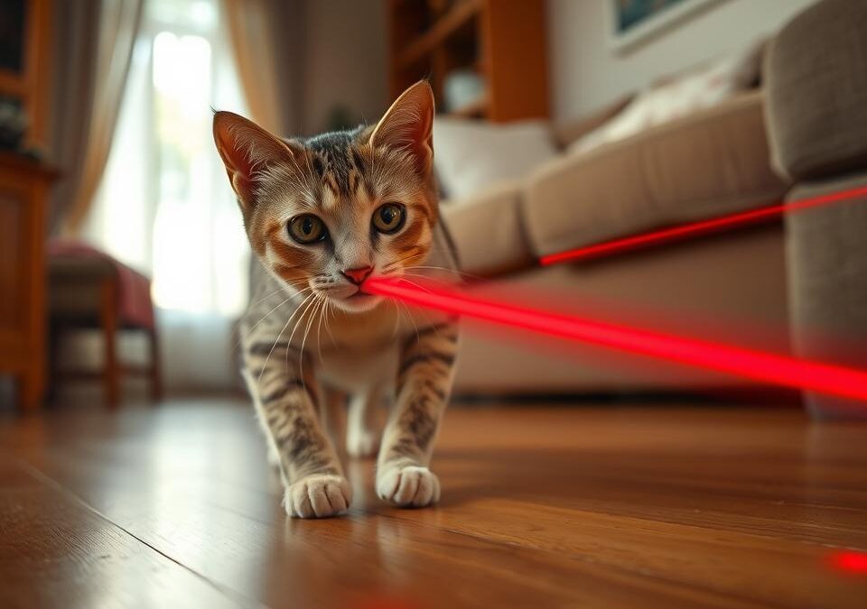 Hra s laserem pro kočky – Všechno, co o tom musíš vědět!