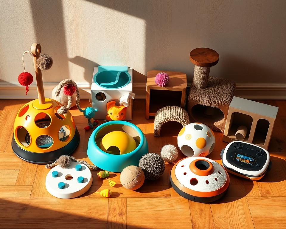 hračky na rozvoj kočičí inteligence