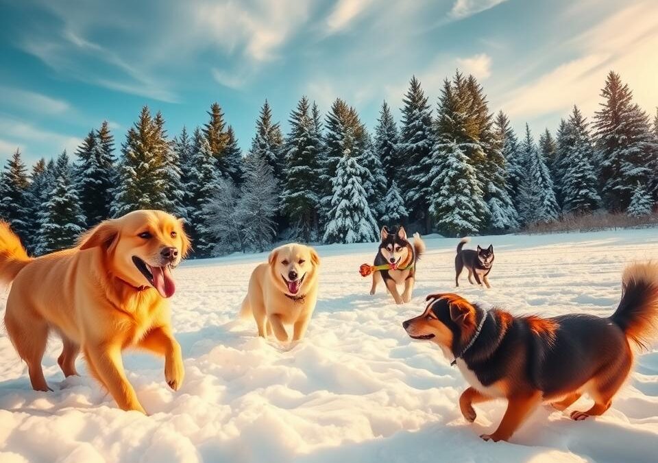 Hraní psů ve sněhu – Všechno, co o tom potřebuješ vědět!