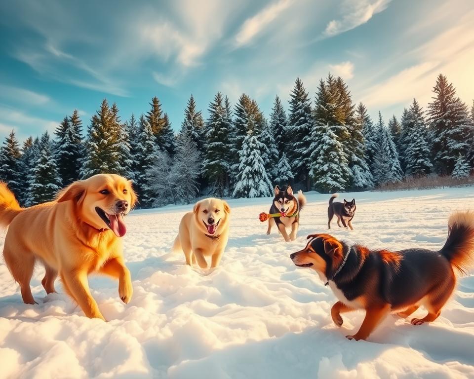 hrani-psu-ve-snehu hraní psů ve sněhu