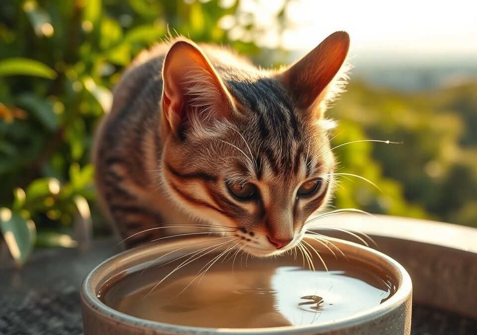 Hydratace kočky v horkém počasí – Všechno, co o tom musíš vědět!