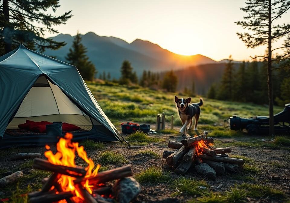 Kempování se psem – Všechno, co o tom musíš vědět!