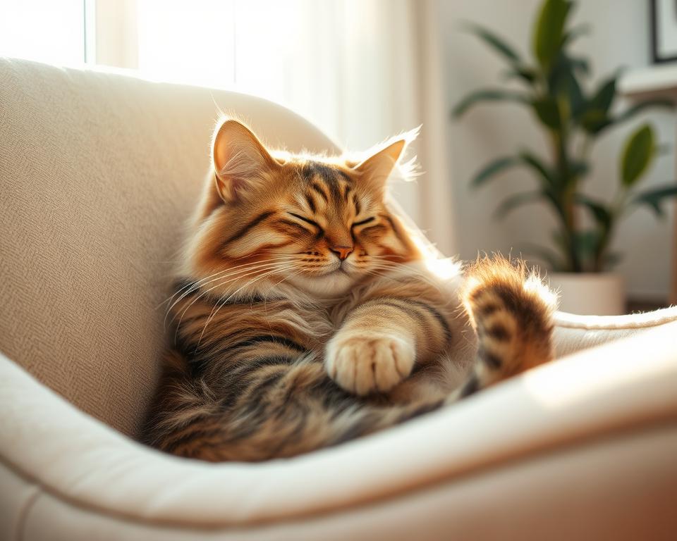 mazlivé chování kočky