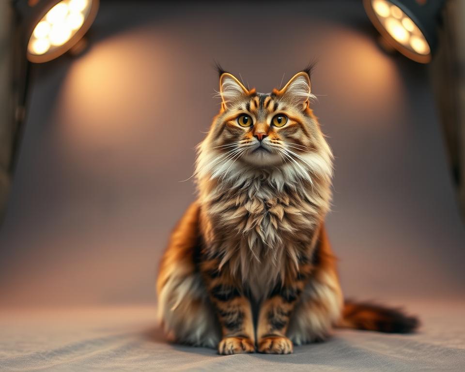 nastavení pro focení kočky