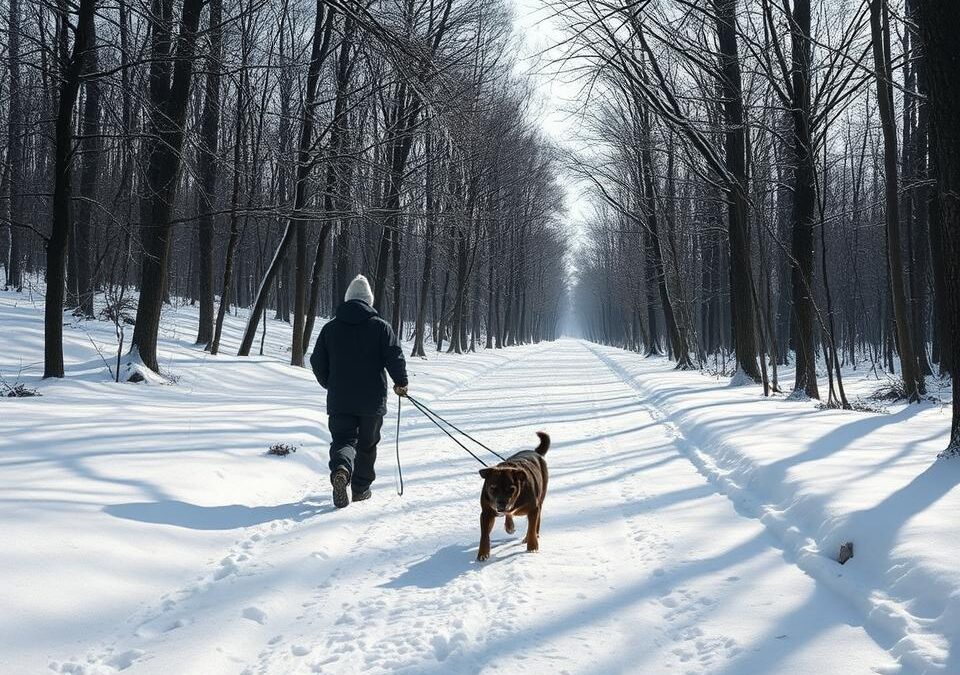Nebezpečí zimních procházek se psem – Všechno, co o tom musíš vědět!