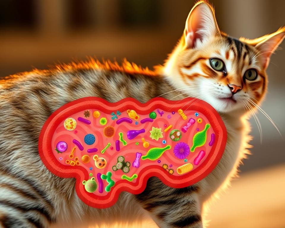 obnova střevní mikroflóry kočky
