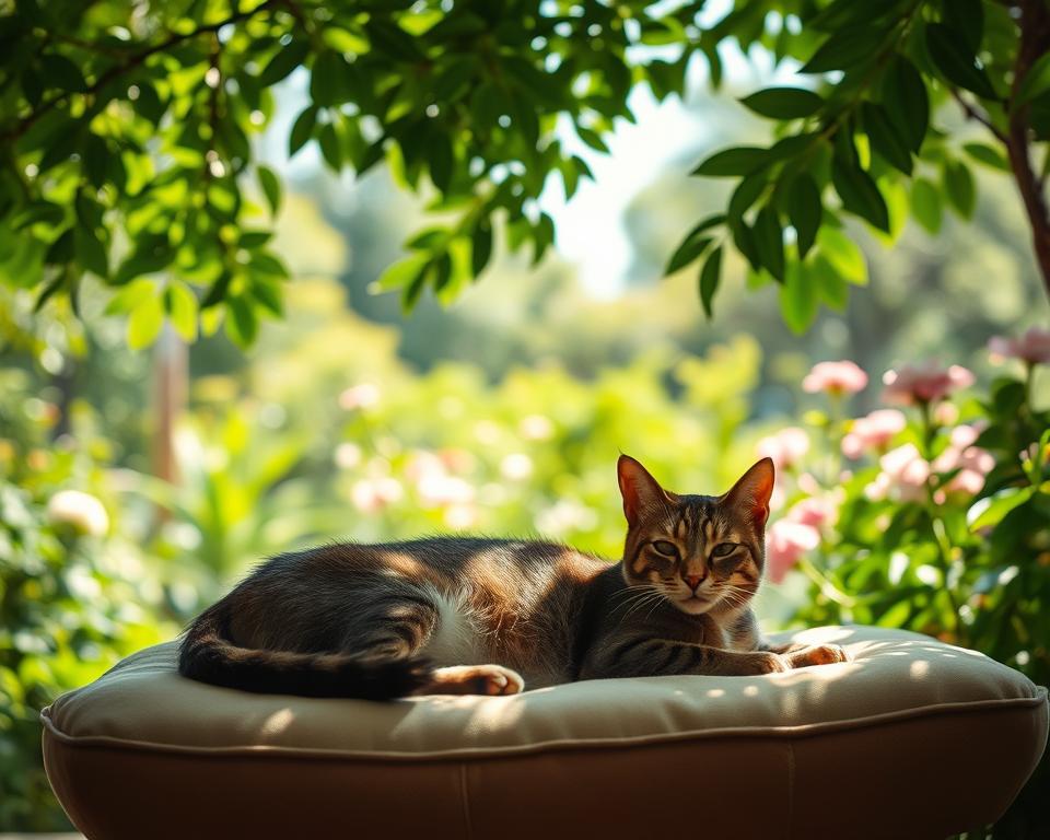 ochrana kočky před letními horky