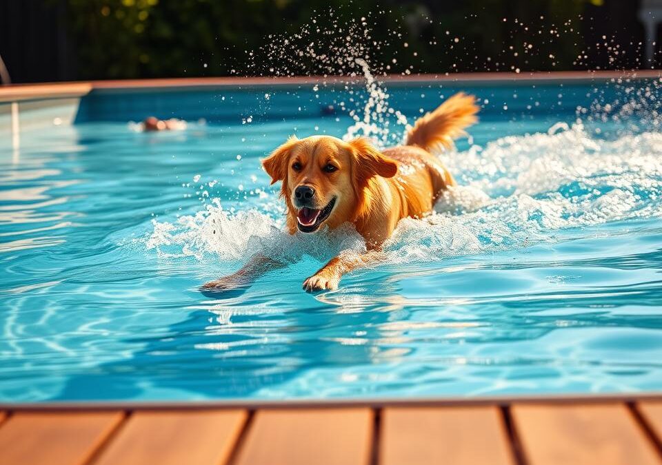 Plavání psa v bazénu – Všechno, co o tom musíš vědět!