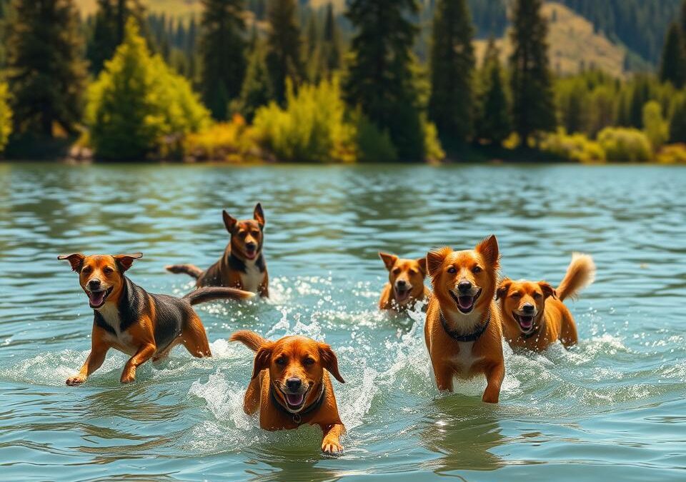 Plavání psa v přírodních vodách – Všechno, co o tom musíš vědět!