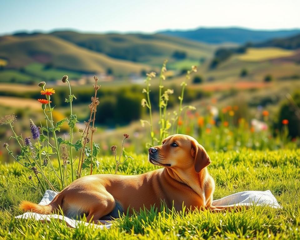 přírodní odblešení psů