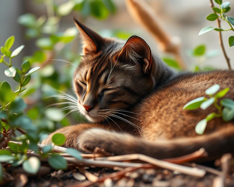 přirozené odčervení kočky