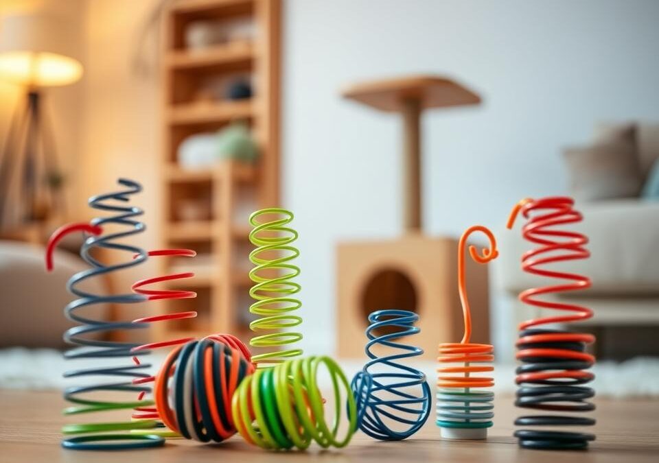Pružinové hračky pro kočky – Všechno, co o tom musíš vědět!