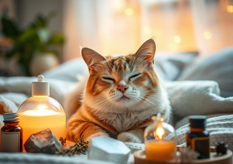 Řízení stresu kočky pomocí éterických olejů – Všechno, co o tom musíš vědět!
