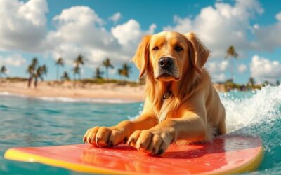 Surfování se psem – Všechno, co o tom musíš vědět!