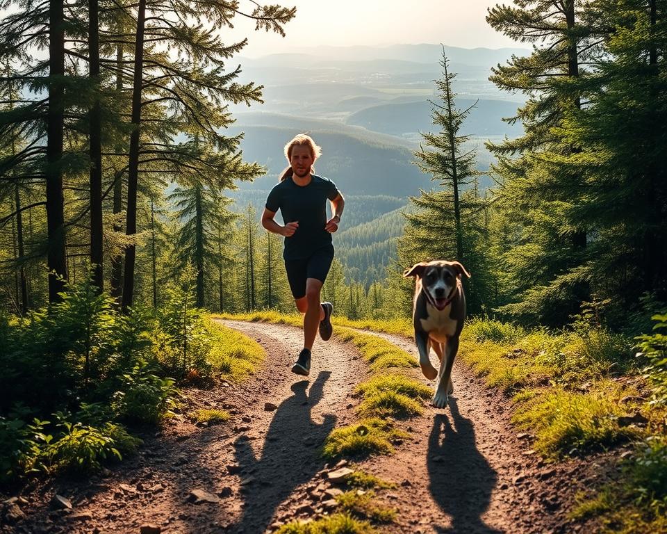terénní běh se psem