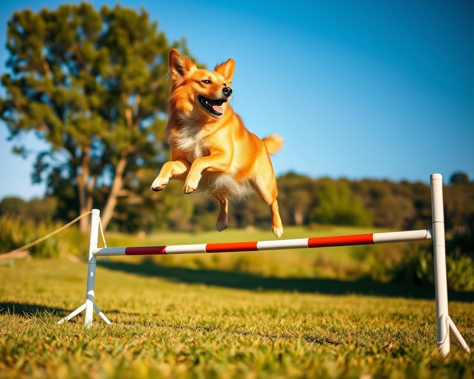 trénink skoku do dálky pro psy