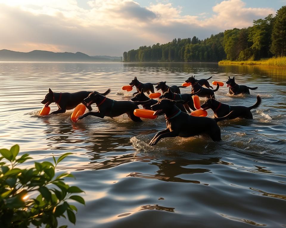 vycvik-vodnich-zachranarskych-psu výcvik vodních záchranářských psů
