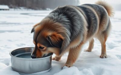 Zimní hydratace psa – Všechno, co o tom potřebuješ vědět!