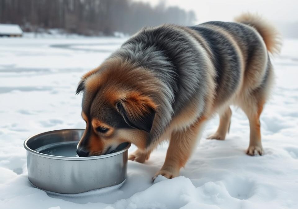 Zimní hydratace psa – Všechno, co o tom potřebuješ vědět!