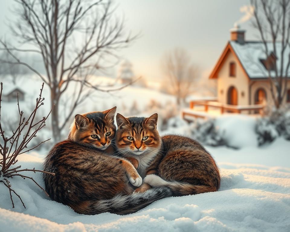 zimní zimomřivost koček