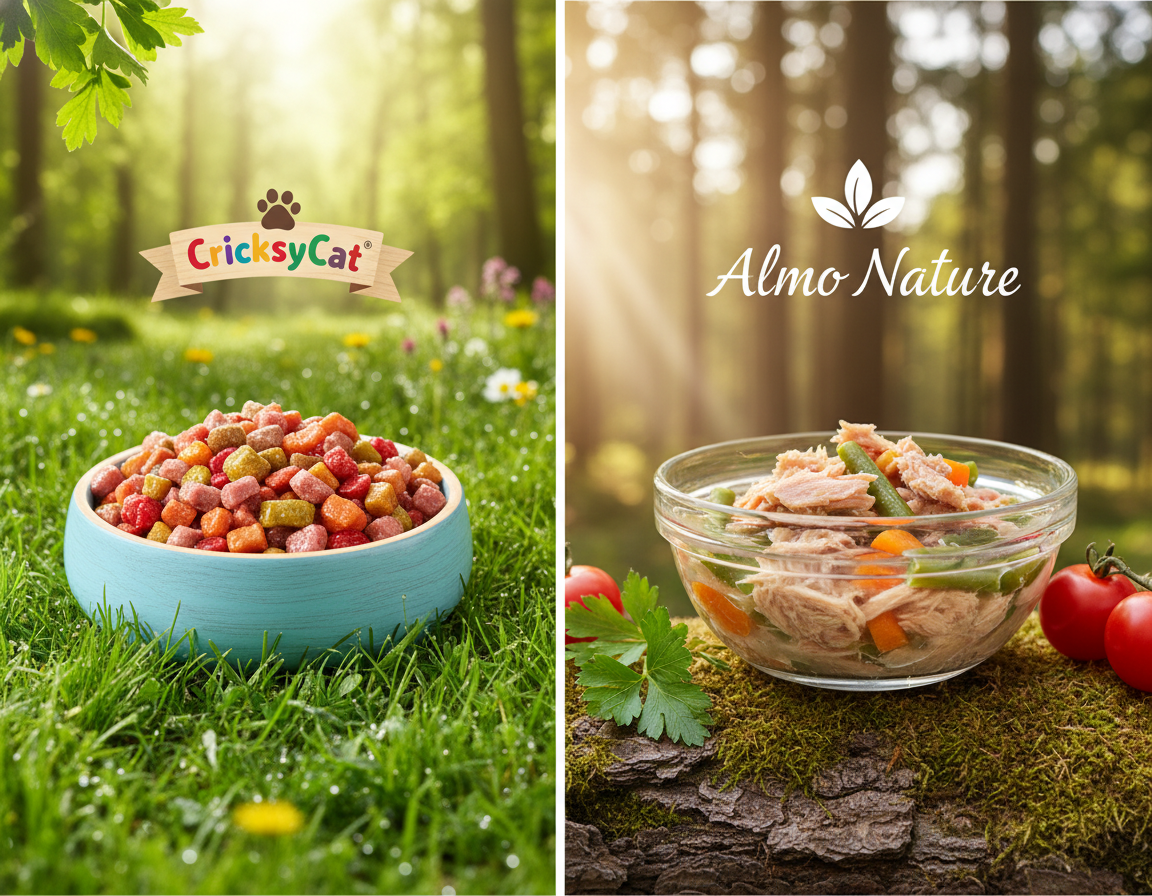 CricksyCat mokré vs Almo Nature
