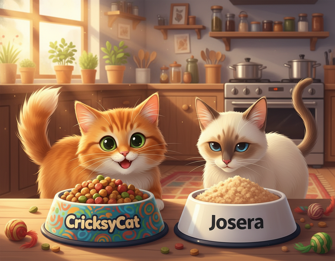 CricksyCat vs Josera – citlivý žaludek