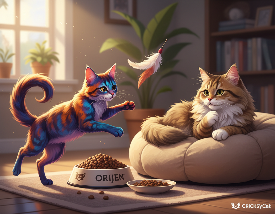 CricksyCat vs Orijen – kůže a srst