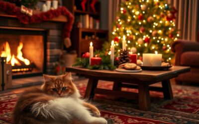 Štědrý večer s kočkou – jak vytvořit útulnou atmosféru?