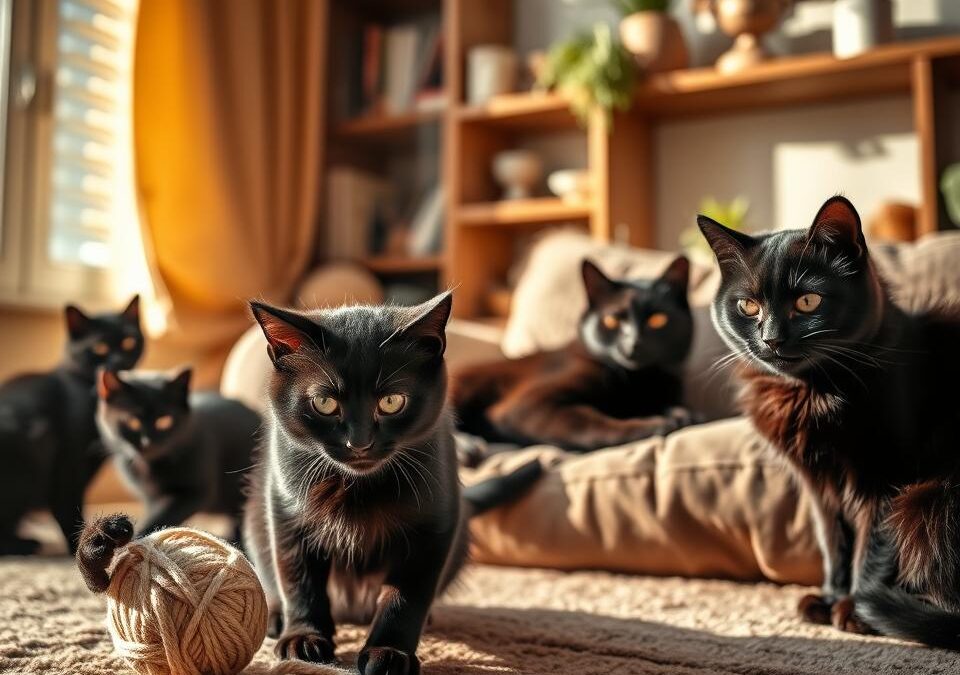 Den černých koček – proč jsou tyto kočky výjimečné?