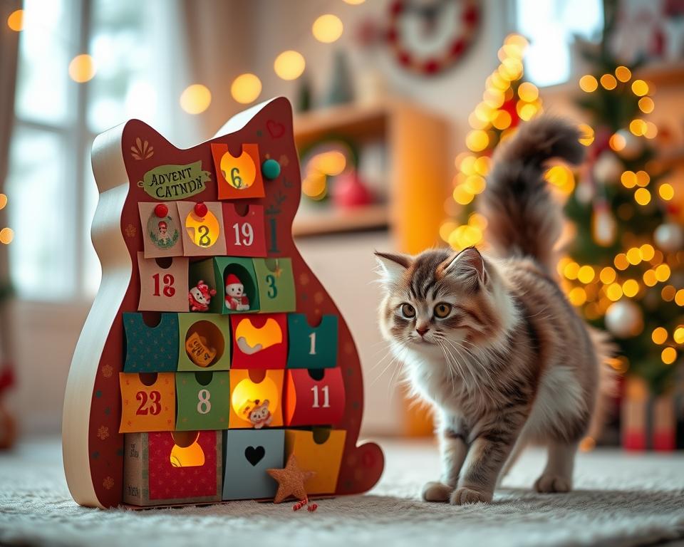 adventní kalendář pro kočky