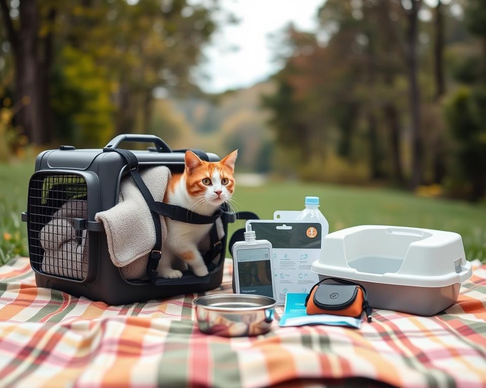 bezpečnostní vybavení pro cestování s kočkou