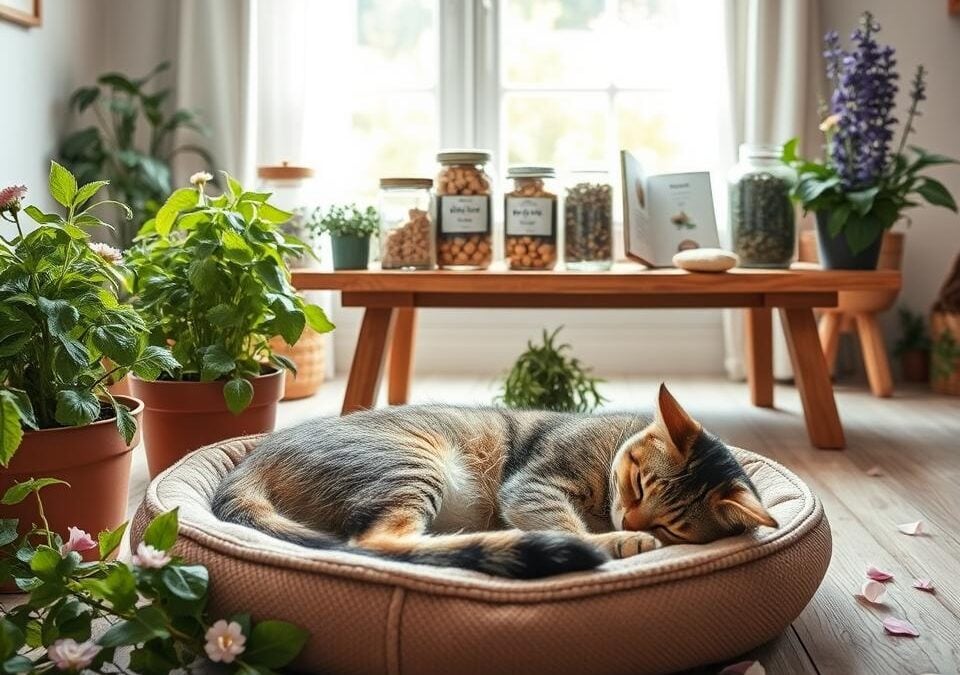 Bylinky s uklidňujícím účinkem pro kočky – Vše, co o tom potřebuješ vědět!