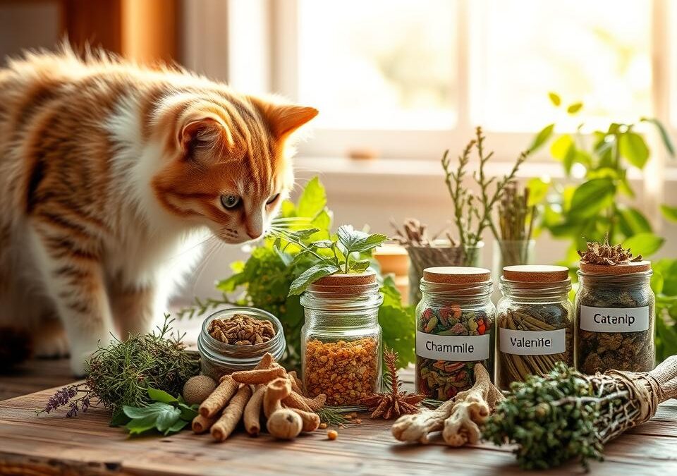 Bylinná léčba pro kočky – Vše, co o tom potřebuješ vědět!