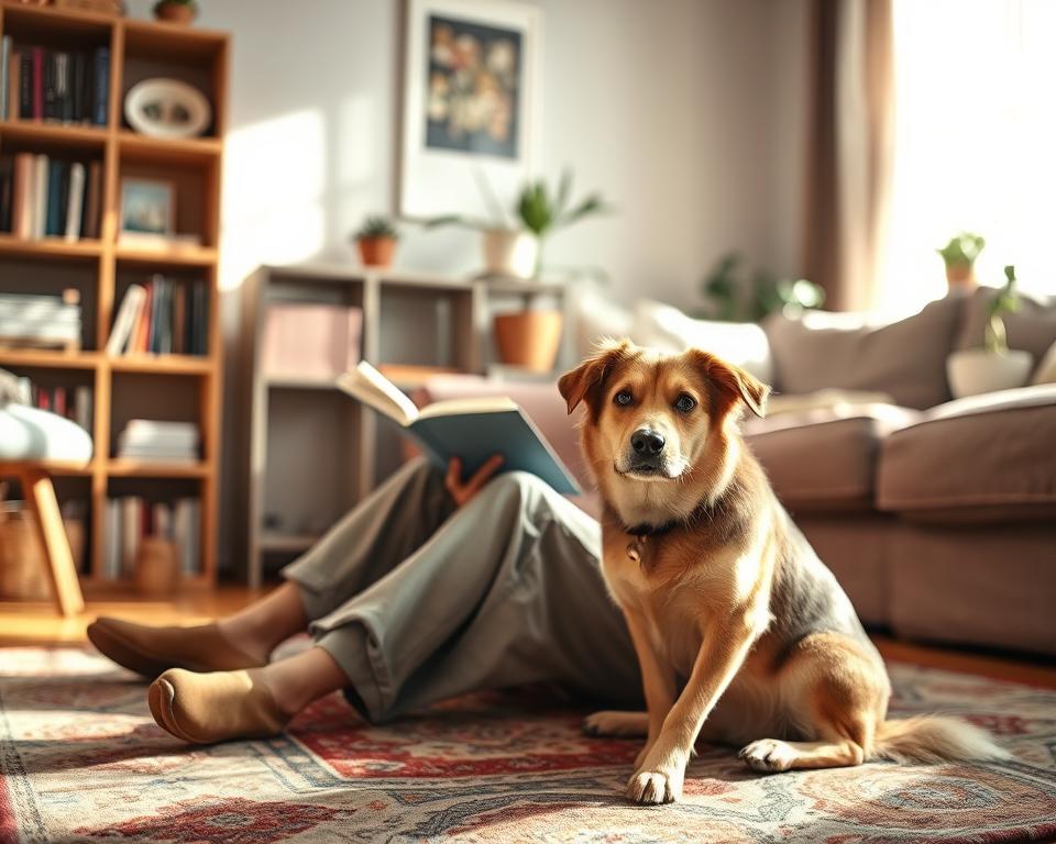 byt-pritomny-se-psem být přítomný se psem