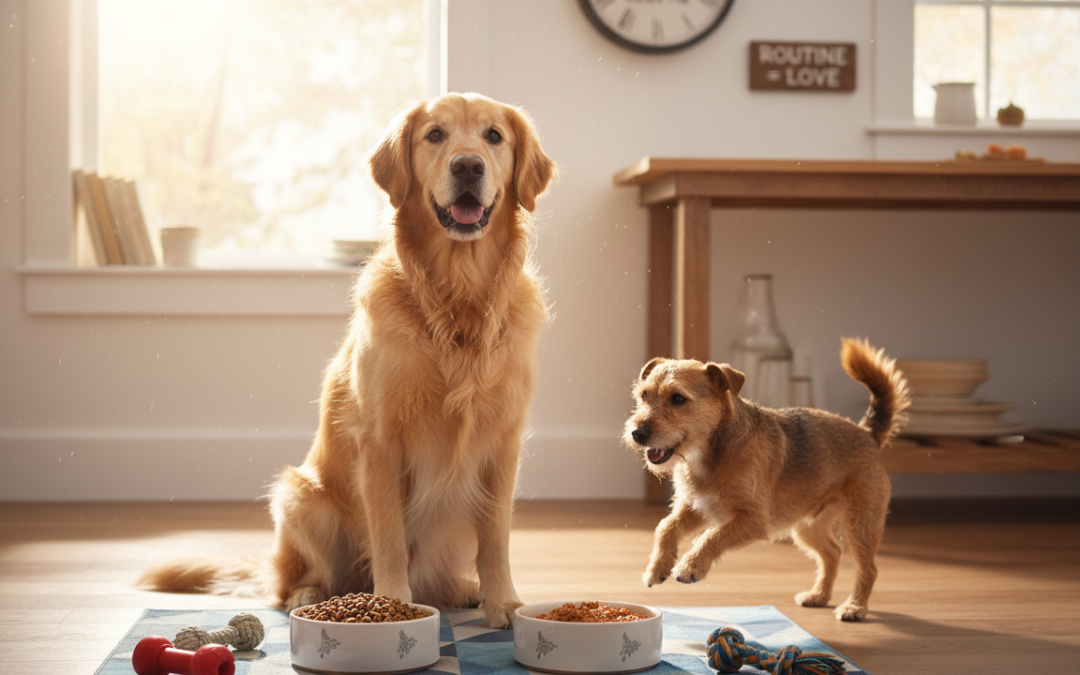 Správné časy krmení psů