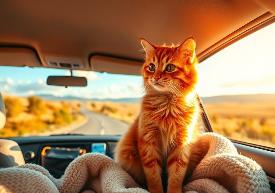 Cestování s kočkou autem – Vše, co o tom potřebuješ vědět!