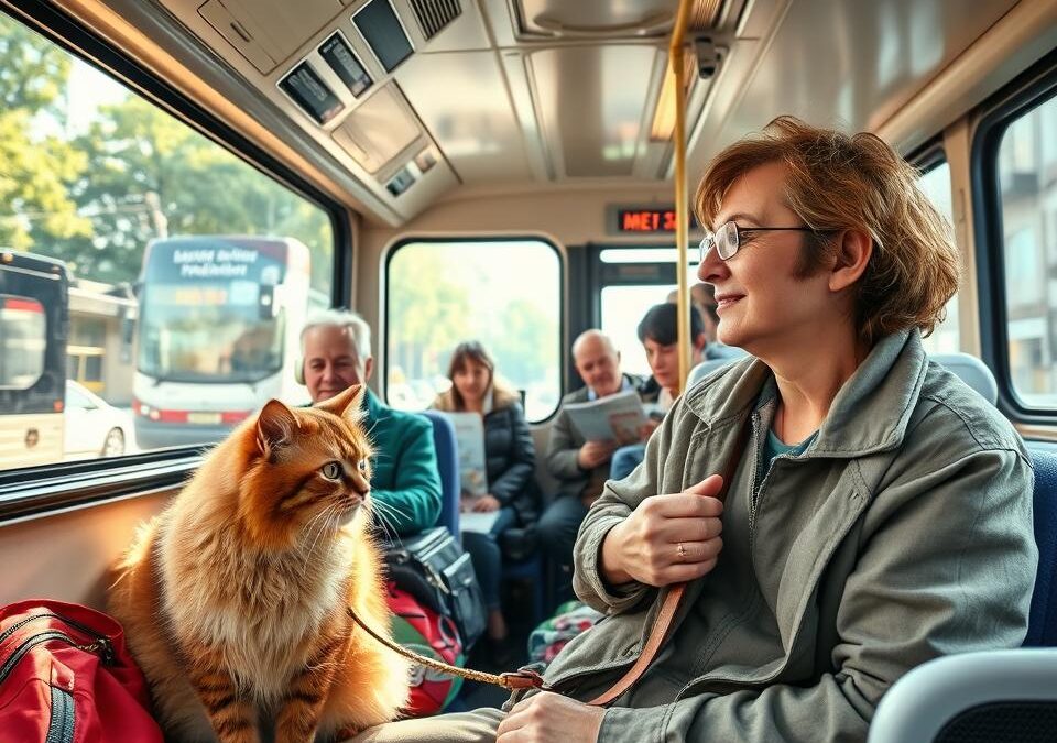 Cestování s kočkou autobusem – Vše, co o tom potřebuješ vědět!