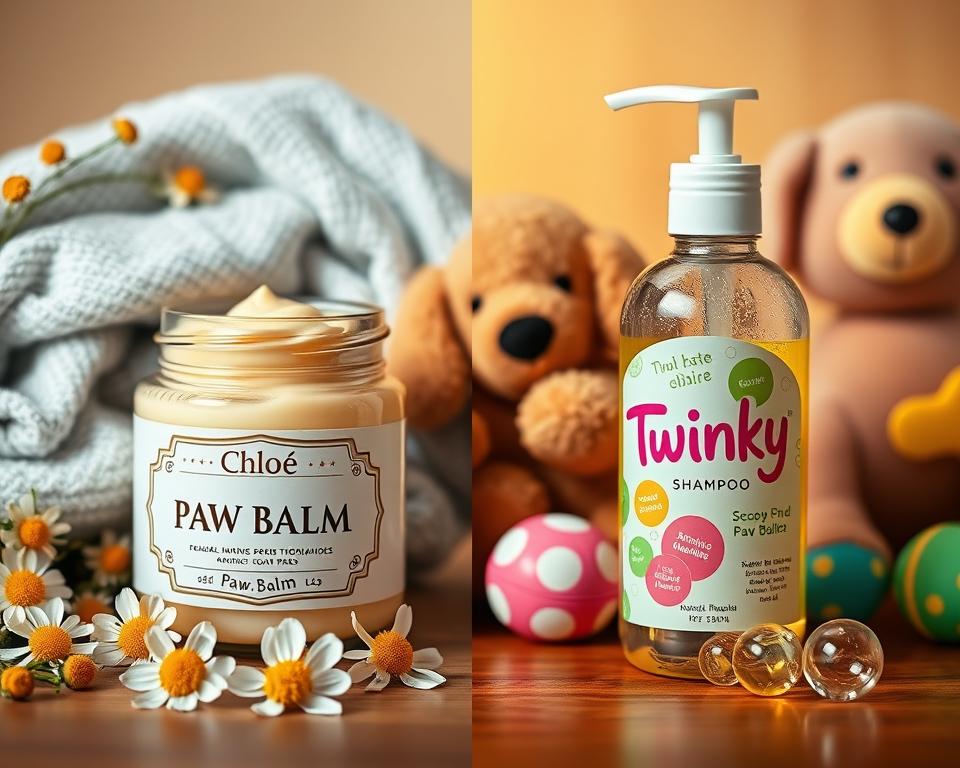 chloé balzám na tlapky nebo šampon twinky