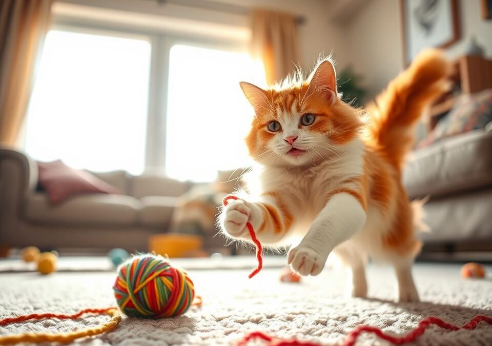 Denní potřeba hry kočky – Vše, co o tom potřebuješ vědět!