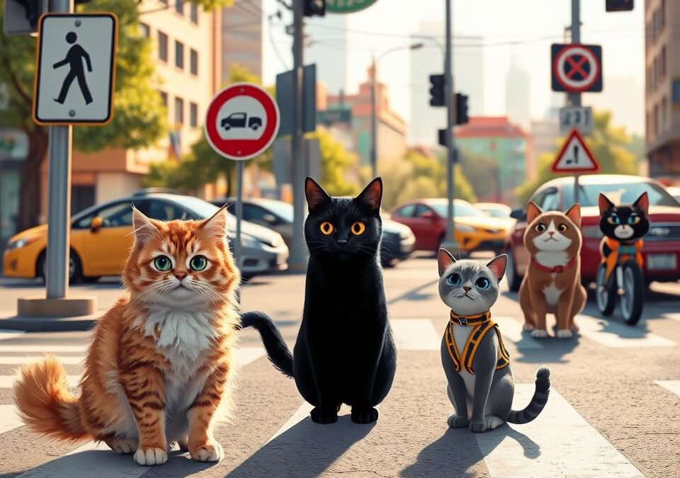 Dopravní etiketa pro kočky – Vše, co o tom potřebuješ vědět!