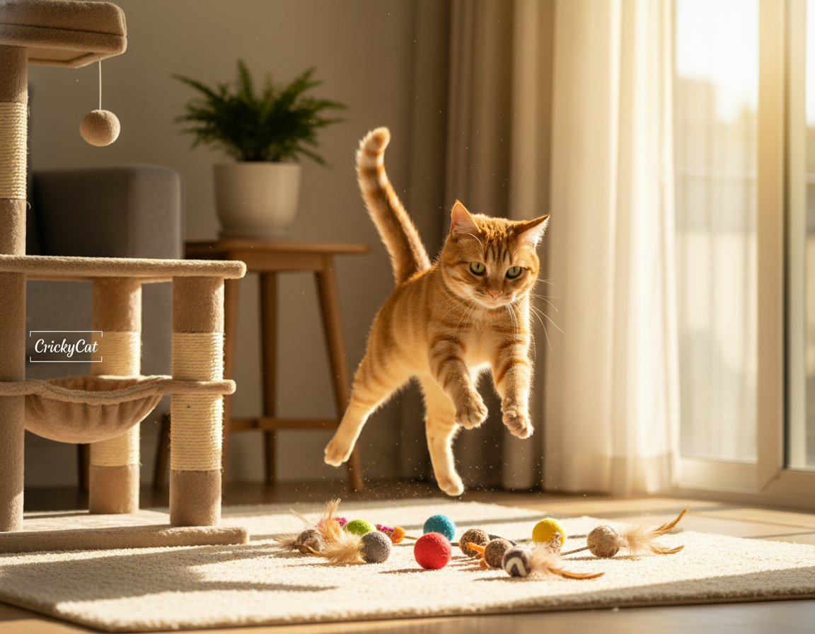 energičtější kočka po CricksyCat